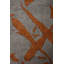 Rapture Orange/Gray Abstract Luxury Area Rug-68867373