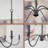 Janieliz 6 - Light Dimmable Kitchen Island Modern Linear Chandelier
