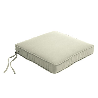 Coussin de chaise d'extérieur l 17 po x P 17 po x H 2,5 po Sunbrella