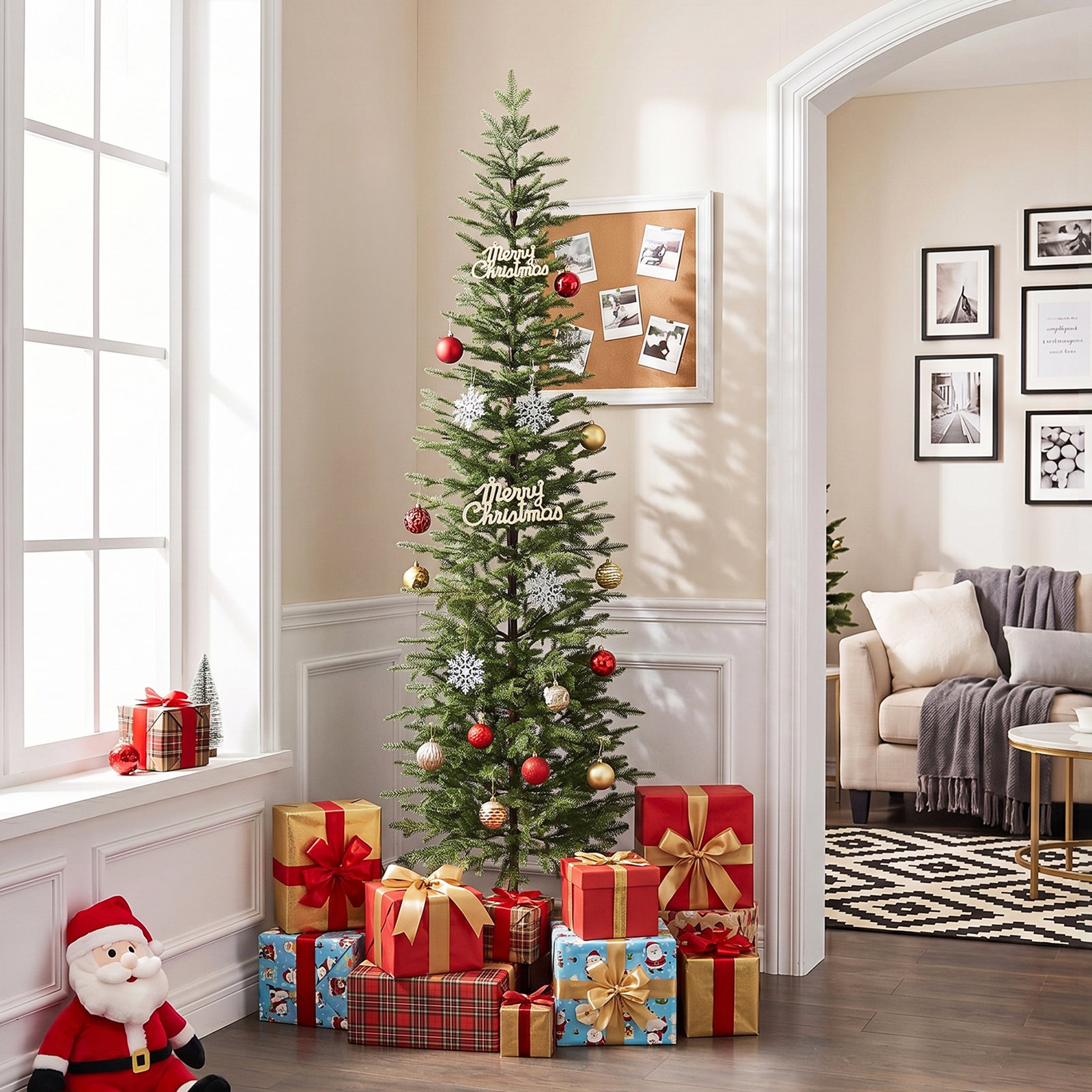 Adcock 6' Pine Christmas Tree, 7ft