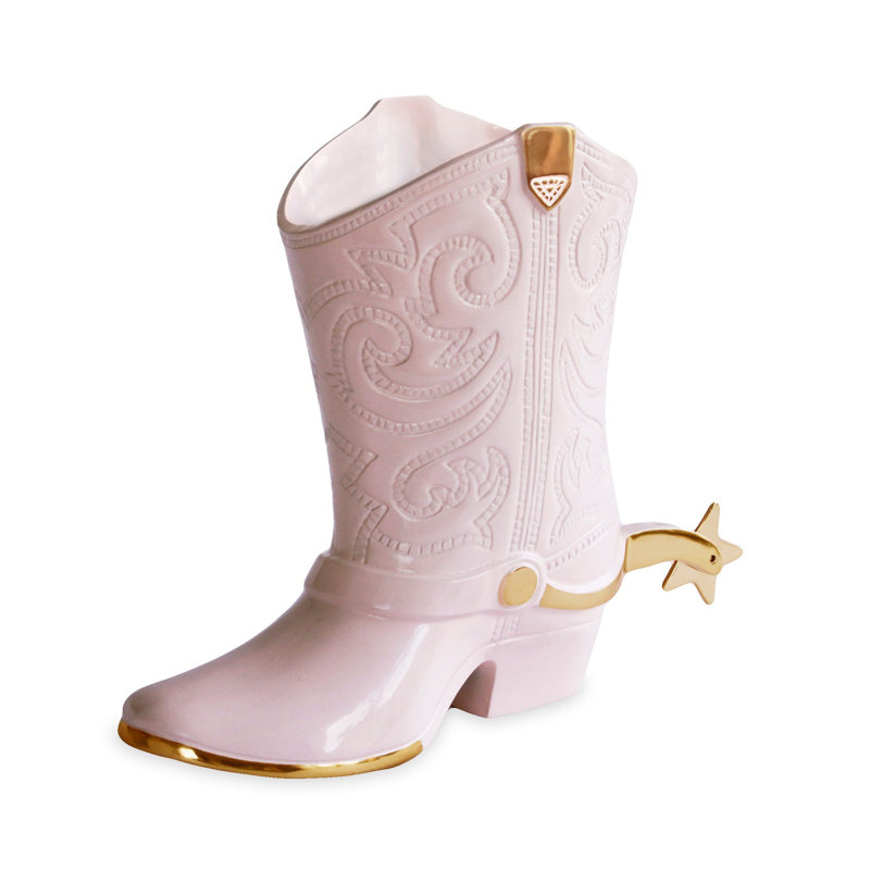 Encanto Western Cowboy Boot Wine Bucket