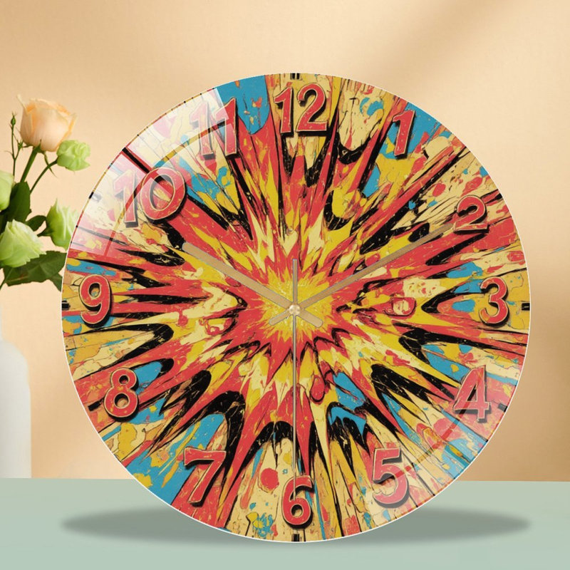 Horloge murale Pop Art