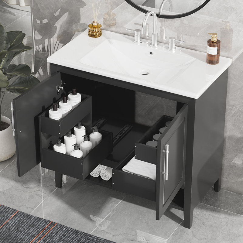 Ensemble de meuble-lavabo simple Najaf