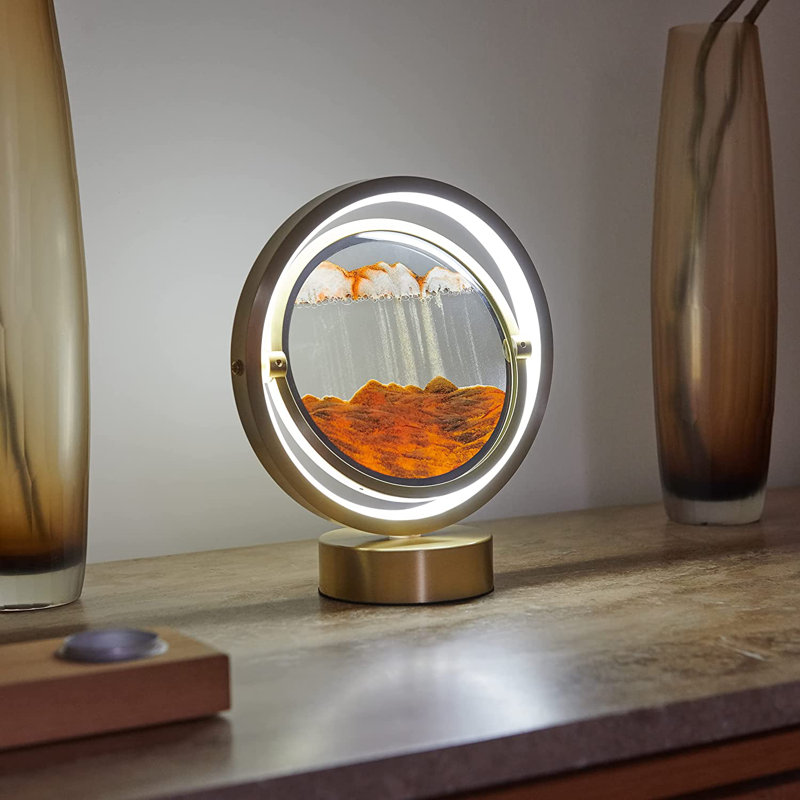 Camella Metal Novelty Lamp, Gold, Gold