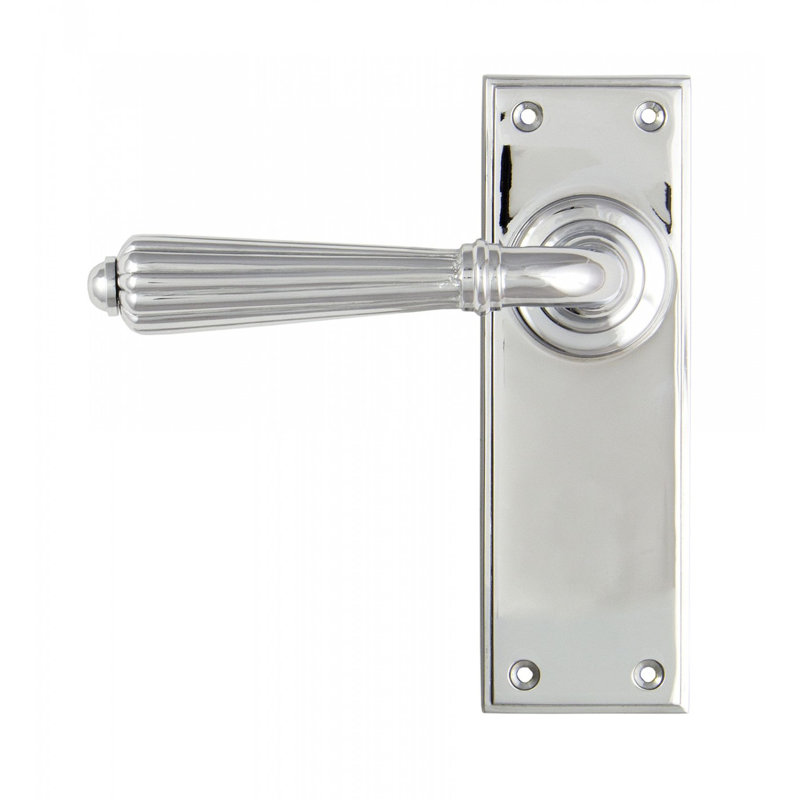 Hinton Dummy Door Handle Kit, Polished Chrome