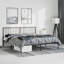 Structure de lit en métal, robuste, sans matelas-88463573-88463576