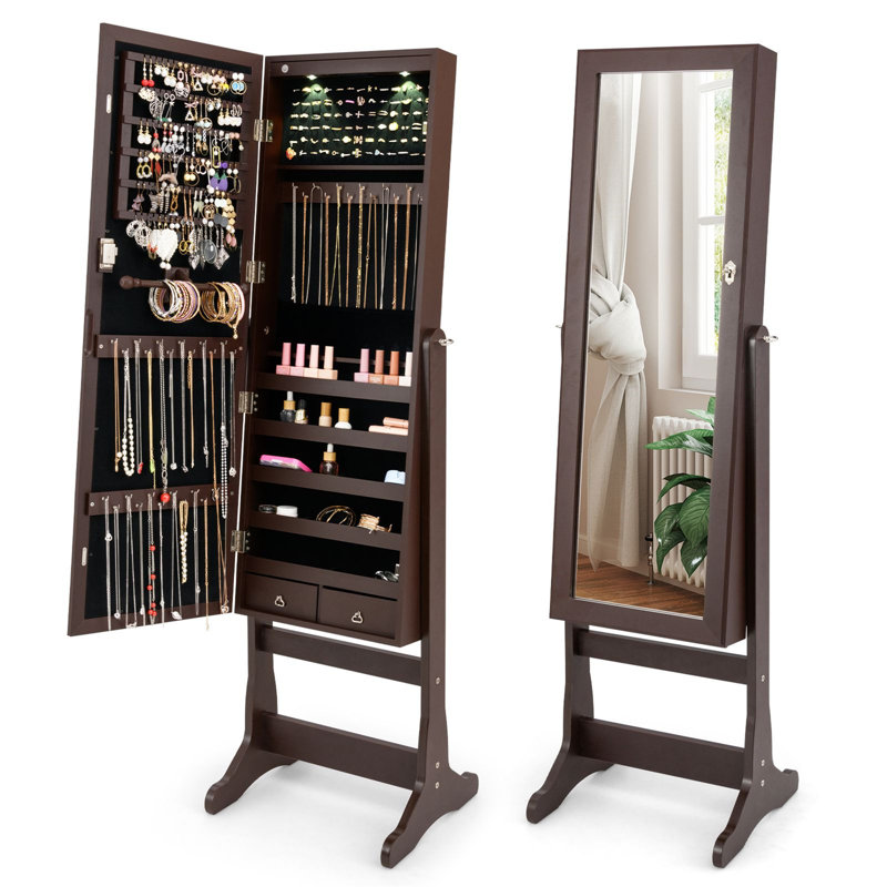 Freestanding Jewelry Armoire