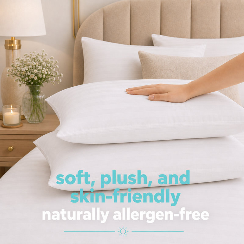 1.5 Tog Duvet & Duvet Pillow Set- Breathable & Soft Microfiber- All Uk Sizes, Single + 1 Pillow