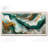 Abstract Geode Wall Art Print or Canvas, Emerald And Gold Marble Shape Decor-99378881-99378882