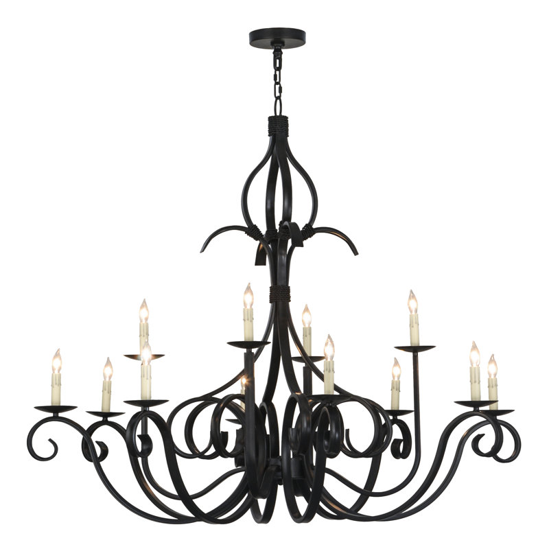 Luminaire suspendu style bougie 40 lumières Cypress