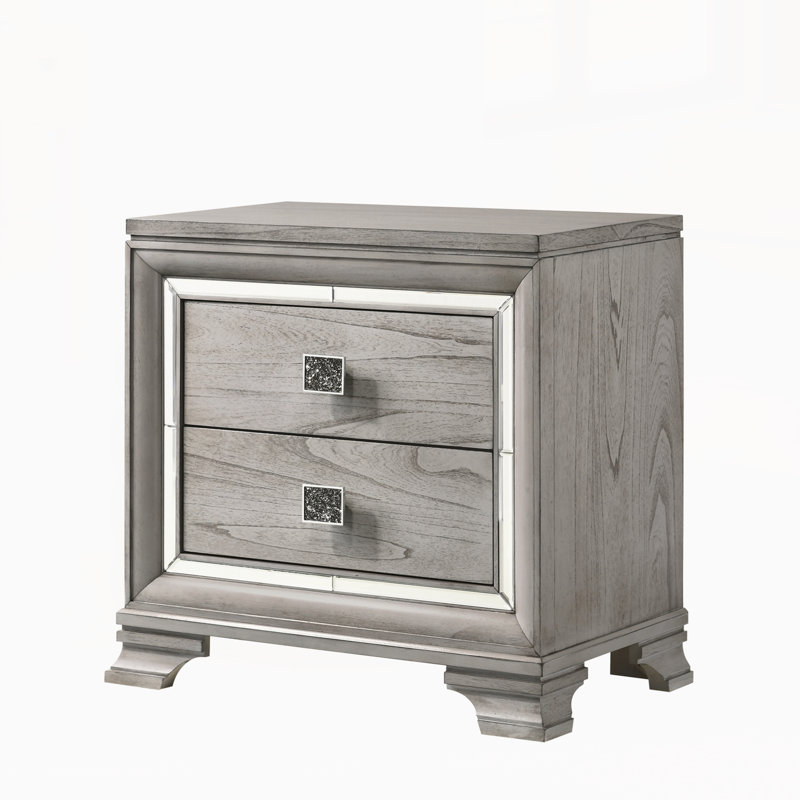 Table de chevet moderne avec tiroirs