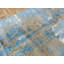 Tapis oriental bleu abstrait en laine noué à la main 8 pi 2 po x 10 po AE3E41CCA5404C61B9988B50EDC43EBA