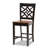 Baxton Studio Nicolette Modern and Contemporary Two-Tone Dark Brown and Walnut Brown Finished Wood 5-Piece Pub Set-936353999