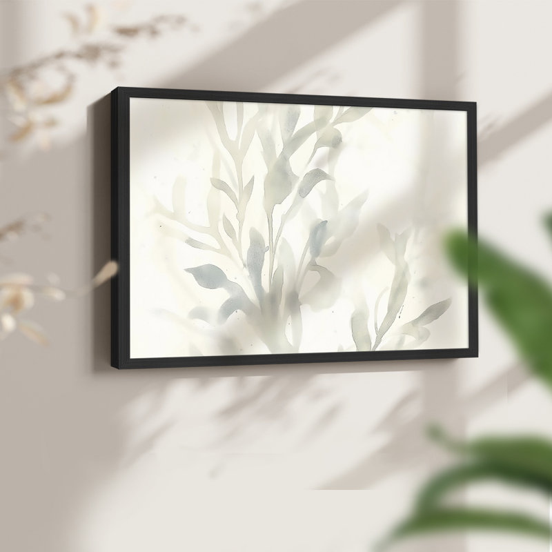 Série florale -XI - Reproduction encadrée - Restickable, H 11 po x l 14 po, Noir, noir, noir, noir