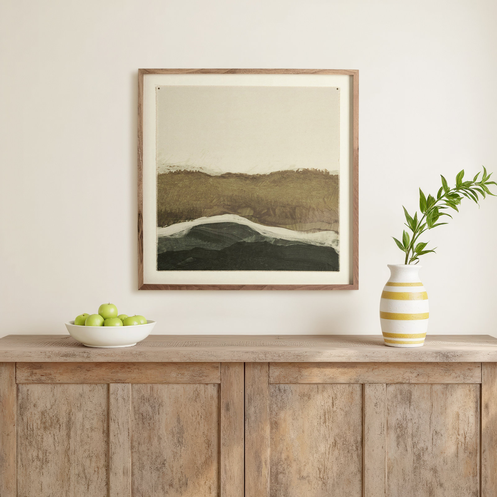 "Lands" by Dan Hobday, 32'' H x 32'' W