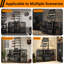 Porte-fusil vertical 13 + 8 multi-usages avec cadre en fer robuste, sangles anti-basculement, affichage 360 °-130040231