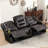 79.5'' Faux Leather Reclining Sofa-789957293