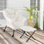 Fauteuil d'appoint avec repose-pieds et poche de rangement George Oliver-760931221