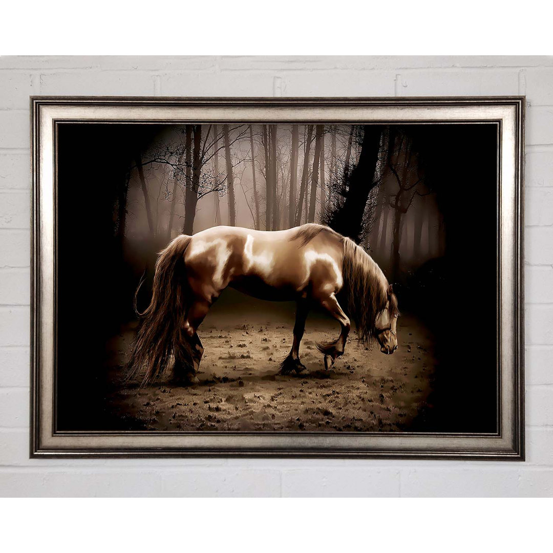 Woodland Horse - Einzelner Bilderrahmen Kunstdrucke