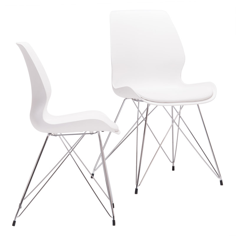 Chaise d'appoint Aceves, Blanc