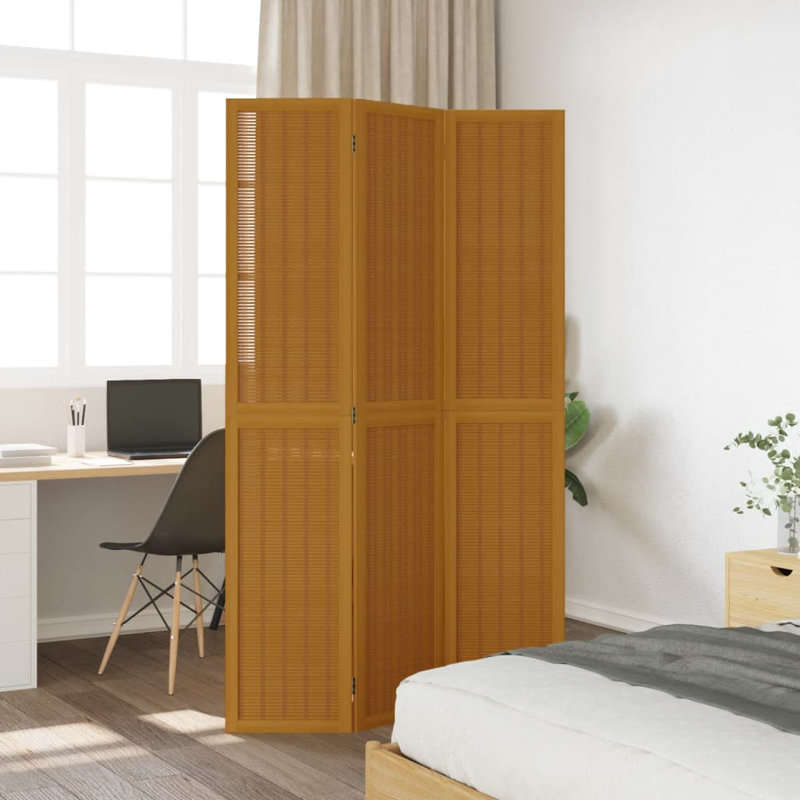 Onah Solid Wood Accent Room Divider, 200cm H x 110cm W