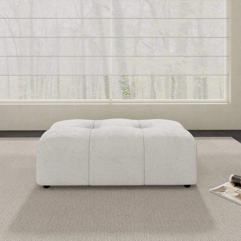 Repose-pieds Kay Crumley, Blanc