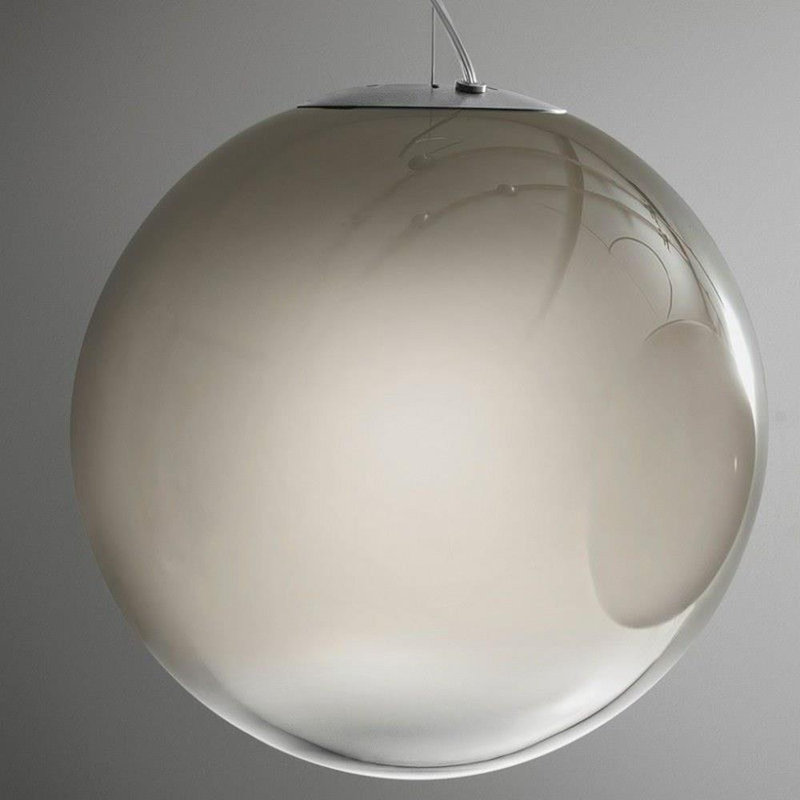 Smoke - 13.75 Inch One Light Pendant, Smokey Gray, 98.44" H x 9.69" W x 9.69" D