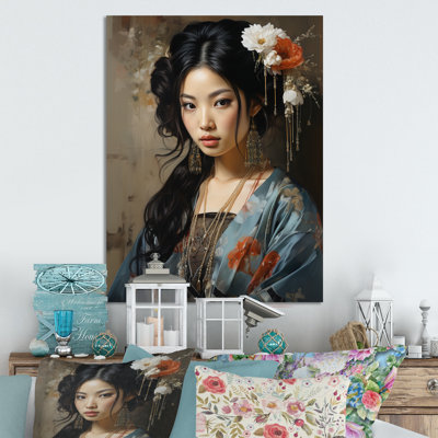" Asian Art Geishas Grace I "