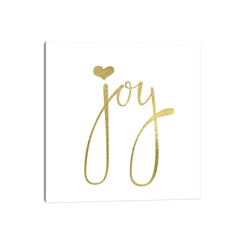 Joy Heart by Nikki Chu - Wrapped Canvas Print, 66.04 cm H x 66.04 cm W x 3.175 cm D
