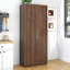 Armoire de cuisine polyvalente avec 2 portes et 3 tablettes réglables pour un rangement flexible dans plusieurs pièces-617619243