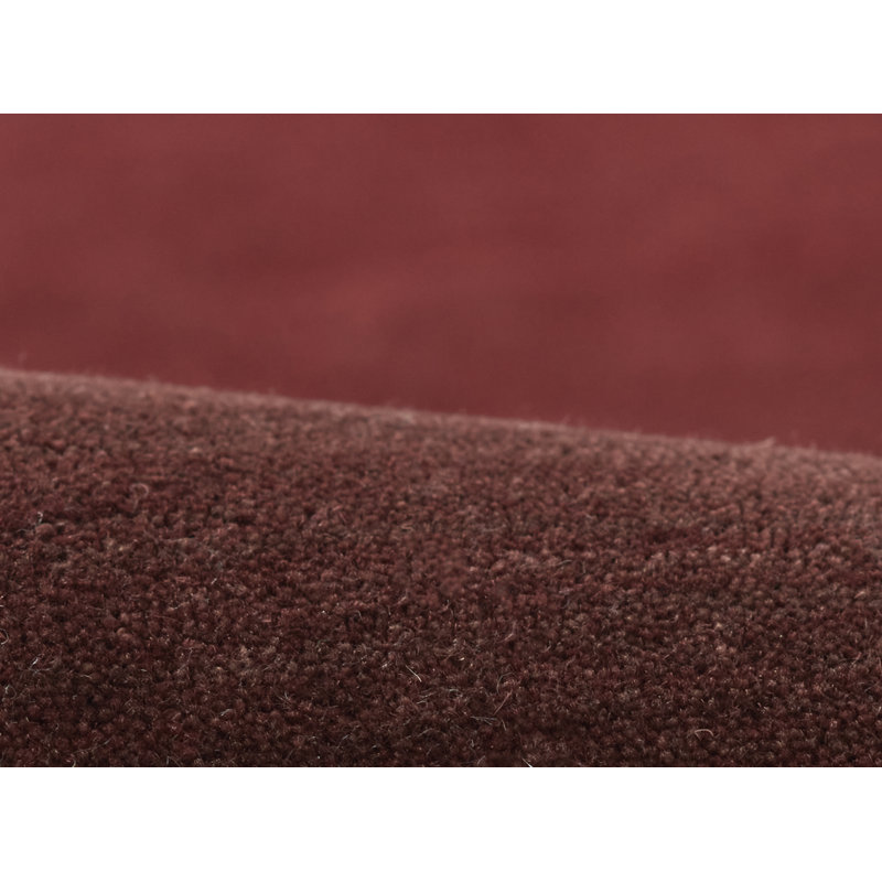 Momeni Hand Loomed Wool Ombre Area Rug in Wine, Rectangle 9' x 12'
