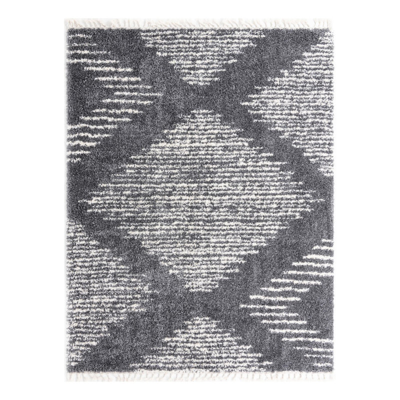 Irsad Geometric Indoor Rug, Rectangle 7'10" x 10'