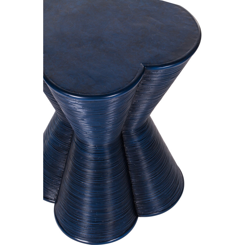 Block End Table, Navy Blue