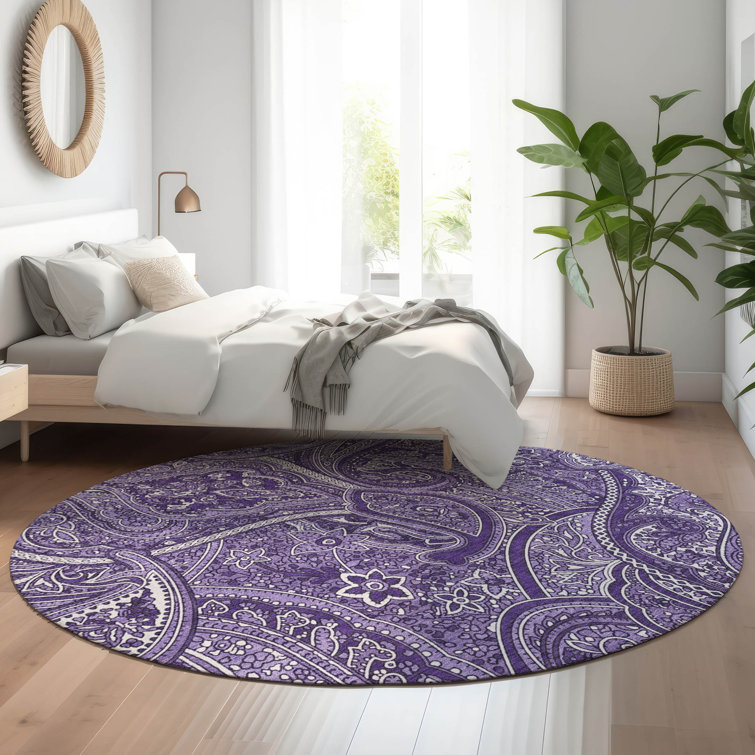 Premium Machine Washable Cerrito Purple Rug