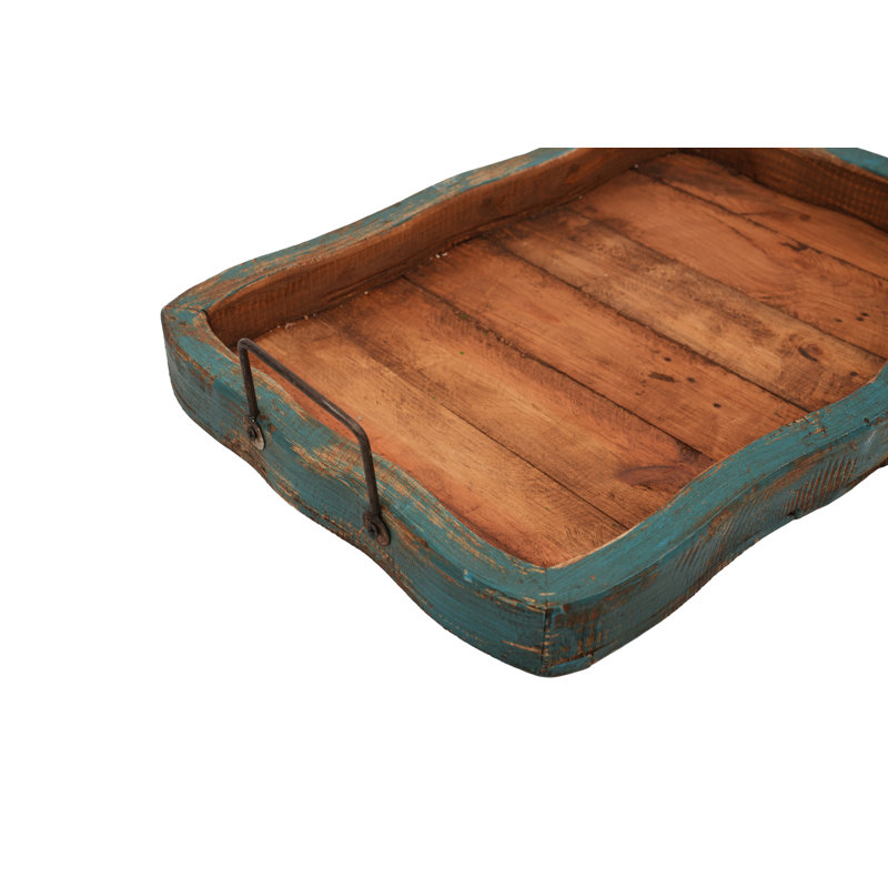 Plateau de service Glenrock, Brun / turquoise