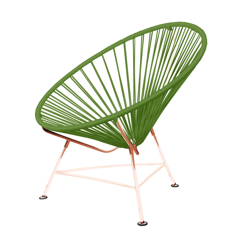 Innit Indoor Handmade Lounge Chair, Cactus/Copper