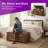  Storage Ottoman Bench With U-Shaped Handle Frame-1751142224