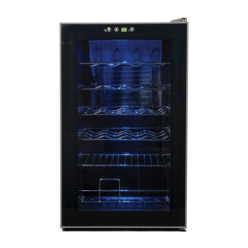 24 Bottle Single Zone Freestanding Wine Refrigerator