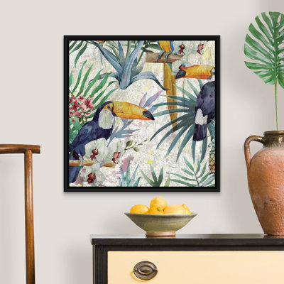 Reproduction d’art sur toile, "tropical Life I" par Kimberly Allen