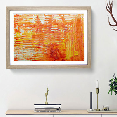 Abstract Art Painting Vol.169 by S.Johnson - Framed Print