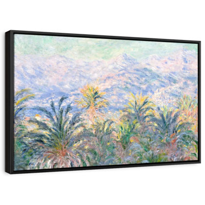 Palmiers à Bordviera, 1884, reproduction sur toile