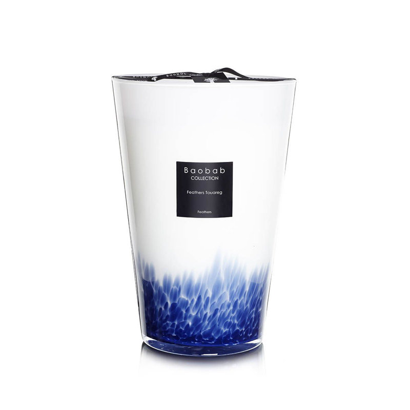 Feathers Touareg, 13.8" H x 9.36" W x 9.36" D