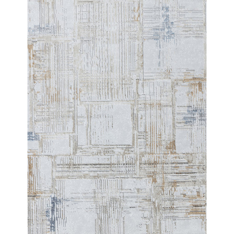 Tapis multicolore Textures, Rectangle 7 pi 10 po x 9 pi 10 po