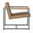 Holbeach Faux Leather Armchair-1364926947
