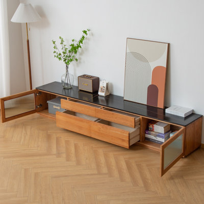 Meuble de rangement moderne et minimaliste pour meuble télé