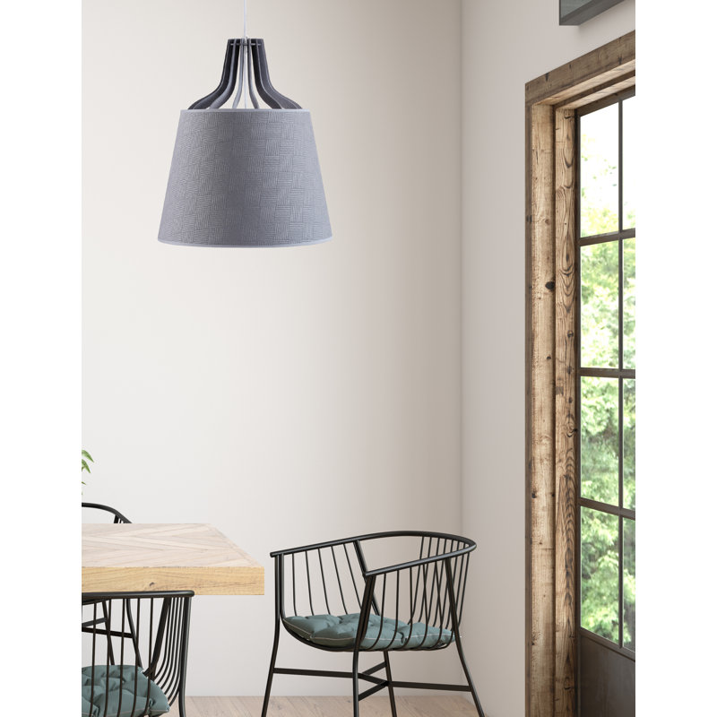 Viveros 1 - Light Black Bell Pendant, Dark Grey