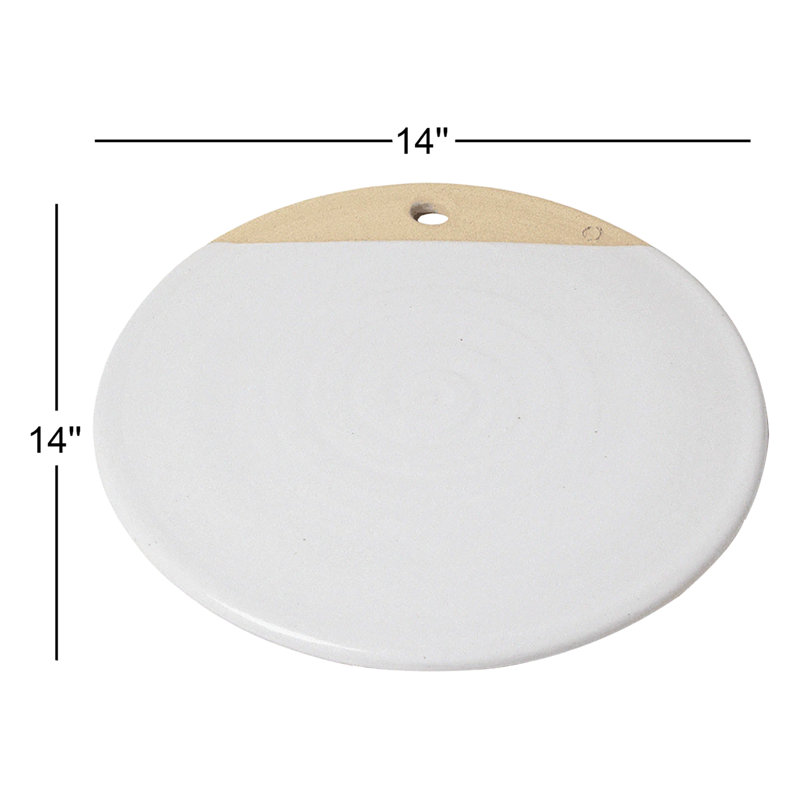 Stoneware Cheese Board, Large - 14"