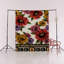 Tapis décoratif multicolore à motif floral rose-2022308974