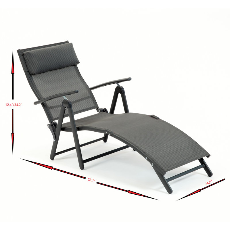 Chaise longue inclinable Circe