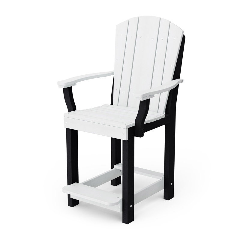Chaise de patio Heritage, White/Black